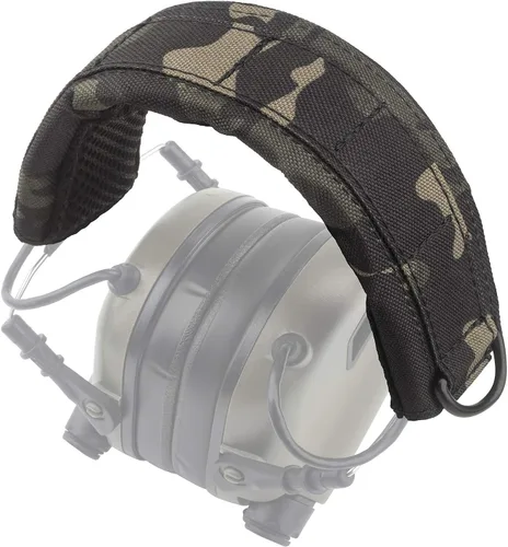 funda de audífonos de diadema. Apta para cualquier accesorio táctico de audífonos Multicam Black
