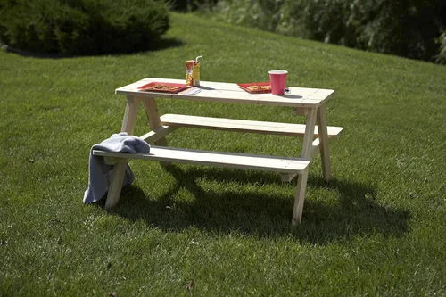 Miniatura 3 de banco de madera para picnic para niños