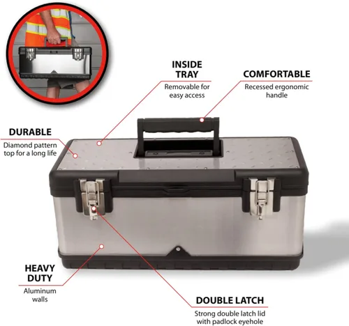 Miniatura 2 de Performance Tool W54020 Caja de herramientas de 20 pulgadas, acero