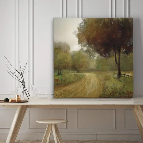 Miniatura 20 de WEXFORD HOME Cuadro Premium en Lienzo con Envoltura de Galería Floral Multicolor para Pared, Arte Abstracto Floral Romántico Moderno, Impresión