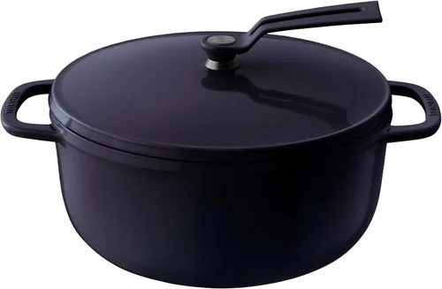 Miniatura 27 de Olla para Horno Holandés Vermicular 2.0 Olla de Hierro Fundido Esmaltada Ligera 18cm (2 qt) No Tóxica Compatible con Inducción Horno Mate