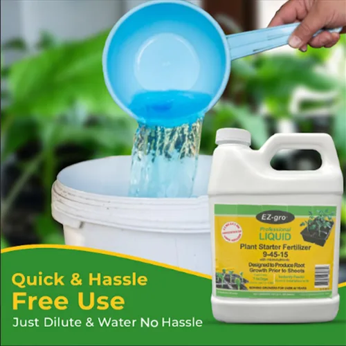 Miniatura 3 de EZ-gro - Fertilizante de inicio de plantas y fertilizante de plántulas Nuestro fertilizante líquido para plántulas es un excelente iniciador