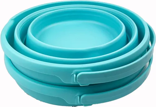 Miniatura 2 de SAMMART Cubo de plástico plegable de 10 L (2.6 galones), bañera redonda plegable, cubo de agua portátil para pesca, bote de agua para exteriores