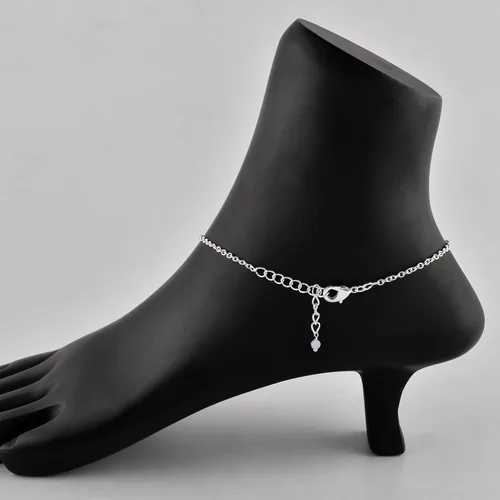 Miniatura 69 de YANARA Pulsera de tobillo para mujer, piedra de nacimiento natural, cuentas de piedras preciosas, tobillera delicada hecha a mano de 9 pulgadas +