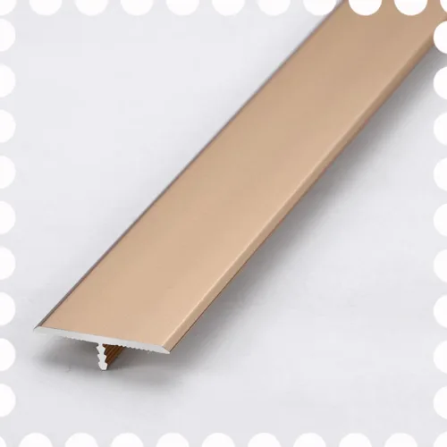 Miniatura 7 de KADEUX Tiras de transición para suelos de aluminio de 1.299 in, tira de transición laminada de moldeo en T, tira de borde de umbral resistente, tira