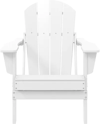 Miniatura 19 de WestinTrends Malibu HDPE - Silla plegable Adirondack de polietileno para exteriores, color negro