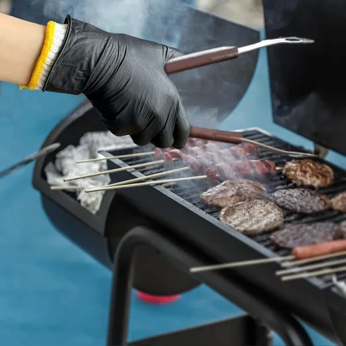 Miniatura 5 de Evridwear Guantes de Trabajo de Algodón de Punto de Hilo de Trabajo Ligero Forro de Guantes para Barbacoa para Cocinar al Aire Libre, Pintura
