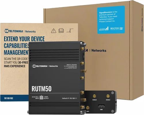 Miniatura 8 de Teltonika RUTX11 Router WiFi celular industrial con ranura para tarjeta SIM dual, 4G LTE CAT 6, velocidades de hasta 300 Mbps, conectividad LAN