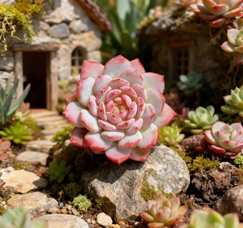 Miniatura 25 de Succulent Plants Live– Easy Care Bare Root Succulents for Indoor Outdoor Decor, Mini Live Plants for Home, Garden, Office, & Gift Ideas