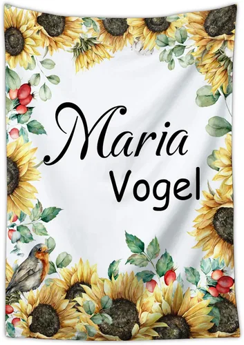 Miniatura 9 de Manta de bebé personalizada con nombre para niñas, mantas con nombre de bebé floral personalizadas para bebés, recién nacidos