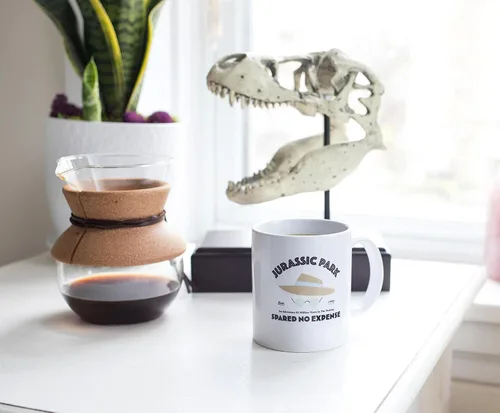 Miniatura 5 de Surreal Entertainment Jurassic Park - Taza de café de cerámica sin gastos Colección oficial de la película Steven Spielberg Taza de gran