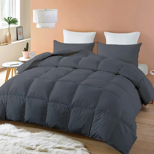 Miniatura 16 de SLEEP-NEST Edredón Queen de gran tamaño de 98 x 98 pulgadas, relleno de edredón alternativo de plumón de lujo para todas las estaciones, juego de 3