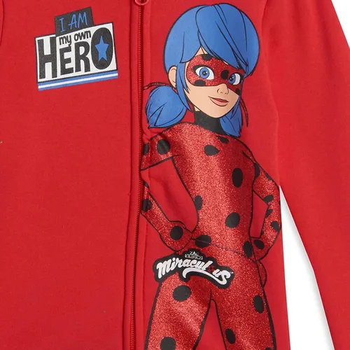 Miniatura 4 de Miraculous Ladybug - Sudadera con capucha con cremallera para niñas pequeñas a niños grandes
