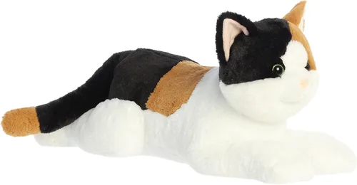 Aurora Adorable animal de peluche Super Flopsie Esmeralda – Facilidad lúdica – Compañeros atemporales – Blanco 27 pulgadas