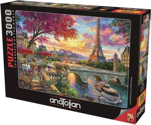 Miniatura 3 de Anatolian Puzzle - Blooming Paris, rompecabezas de 3000 piezas #4919, multicolor