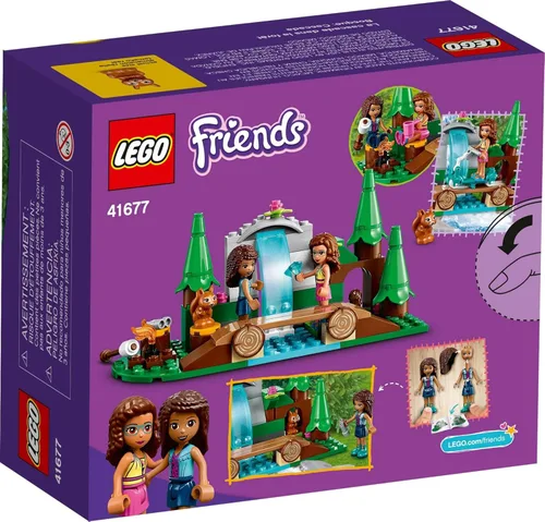 Miniatura 6 de Set de Aventura de Camping de Cascada Forestal de LEGO Friends, Juguetes de Construcción con Mini-Muñecas Andrea y Olivia, Juguetes para Niños de 5