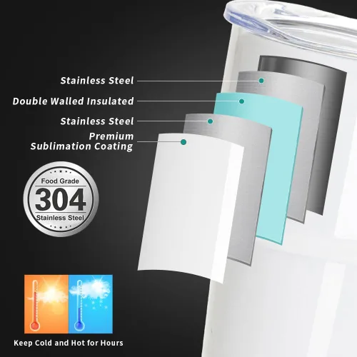 Miniatura 4 de PYD Life Paquete de 24 vasos de chupito de sublimación de 3 onzas, vasos en blanco a granel, vasos de acero inoxidable con tapa y popote