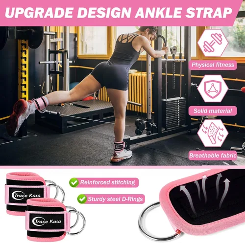 Miniatura 5 de Juego de almohadillas de barra: almohadilla de empuje de cadera para sentadillas Levantamiento de pesas Accesorios de equipo de gimnasio Negro