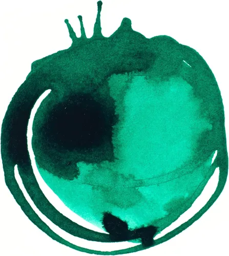 Miniatura 2 de Liquitex - Pintura acrílica profesional INK! Jarro de 1 onza, color blanco de titanio Sombra azul verde ftalocianina
