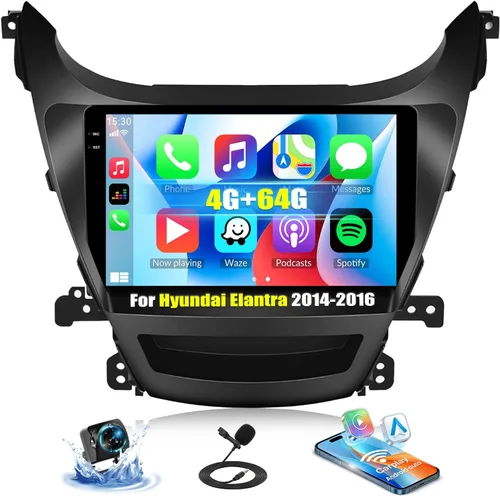 Miniatura 10 de [HiFi Audio] 2+64G Android Car Stereo para Hyundai Elantra 2014-2016 Wireless Apple Carplay Android Auto 9 pulgadas Pantalla táctil Navegación