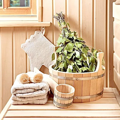 Miniatura 2 de ECOVENIK Temporada 2023 - Ramas naturales secas para sauna Accesorios para Banya 100% hecho a mano (fabricado en Europa)