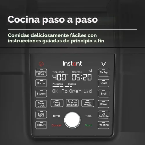 Miniatura 6 de Instant Pot 6.5 Quart Duo Crisp Ultimate Lid with WIFI, 13-in-1 Air Fryer and Pressure Cooker Combo