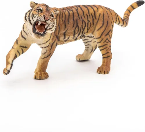 Miniatura 4 de Papo - Figura realista de tigre rugiente para niños - A partir de 3 años - Colección de depredadores de la selva - Juego educativo de animales