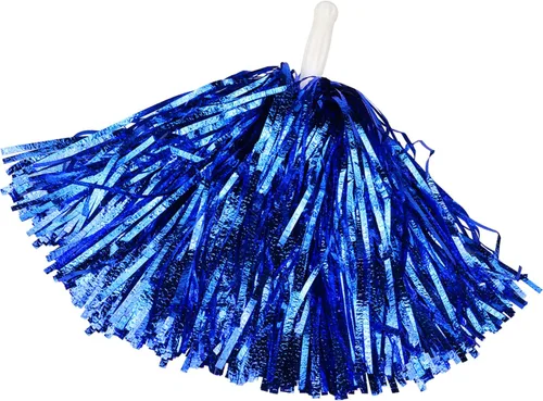 Miniatura 15 de Lovecheer 12/24 Piezas de Pompones Metálicos Pompones de Animadora Espumosos Brillantes con Mango Espíritu de Equipo Deportivo para Baile y Rosa