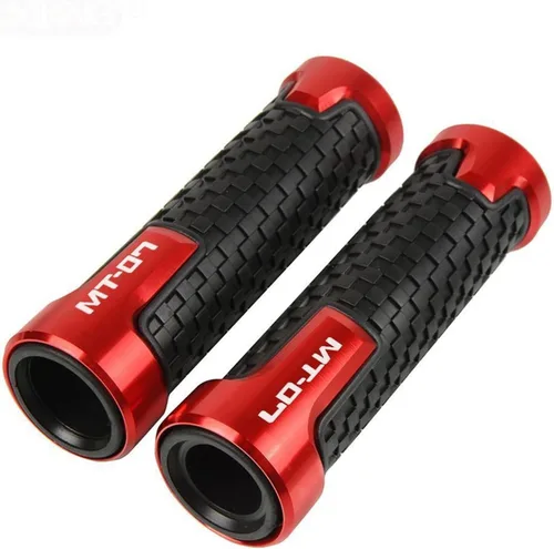 Miniatura 8 de 7/8 ''0.866 in motocicleta goma mano agarre barra manillar para Yamaha MT07 FZ07 Mt-07 Fz-07 2014 2015 2016 2017 2018 2019