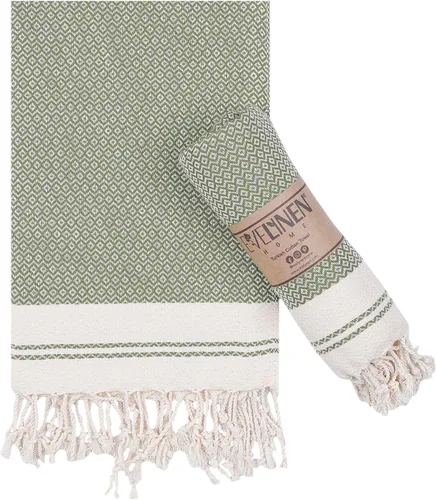 Miniatura 12 de Evelynen - Juego de 2 toallas de mano turcas para baño y cocina, toallas de mano bohemias con bucles para colgar, para cara, té, plato, cocina