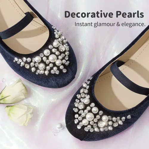 Miniatura 4 de DREAM PAIRS Mary Jane - Zapatos planos de vestir para niñas