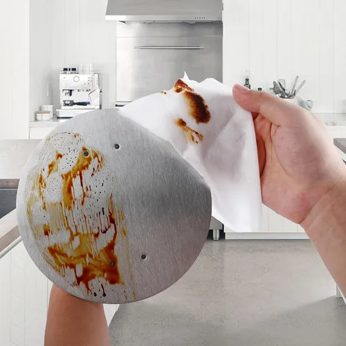 Miniatura 3 de Prensa de hamburguesa aplastada, prensa de acero inoxidable perfectamente crujiente, antiadherente, fácil de limpiar e ideal para cocinar barbacoa