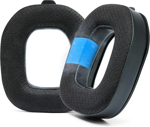 Miniatura 8 de WC Freeze A40 - Almohadillas de gel de enfriamiento de tela híbrida de repuesto para Astro A40 TR solamente, fabricadas por Wicked Cushions, Negro