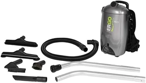 Miniatura 3 de Atrix Ergo Pro Backpack Vacuum Pro Clean Kit - Aspiradora comercial tipo mochila HEPA de 8 cuartos de galón con motor de 1400 W, succión de 106 CFM
