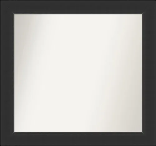 Miniatura 146 de Amanti Art Espejo personalizado, espejo de baño negro Astor, espejo de pared o espejo de tocador de baño sobre el fregadero (25 x 25 pulgadas)