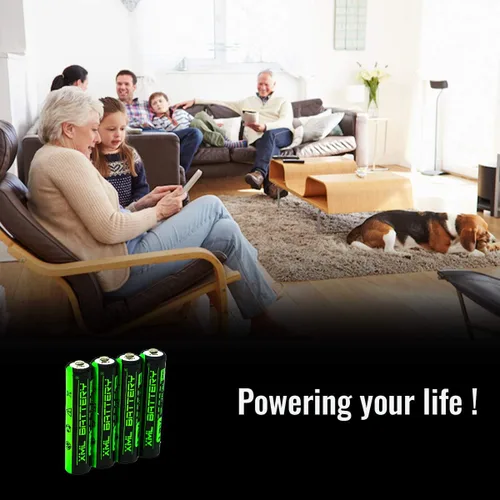 Miniatura 7 de (4 unidades) 1.2v 1100mAh AAA Ni-MH batería recargable de baja autodescarga para luces solares, más 1.2v 1100mAh AAA Celda Ni-MH