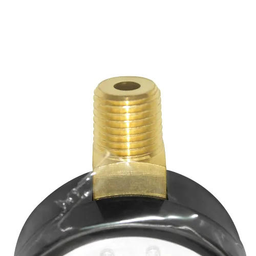Miniatura 5 de Joywayus Manómetro de 0 a 200 PSI Latón 1/4 "Macho NPT Rosca Montaje Inferior, Múltiples Funciones