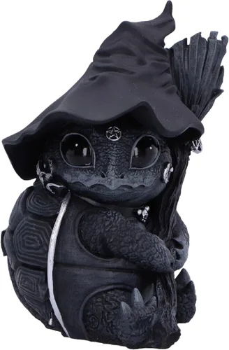 Miniatura 9 de Nemesis Now Figura de decoración, Poliresina detallada pintada a mano, Negro - Búho gótico satánico Owlocen