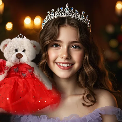 Miniatura 5 de Muñeca de quinceañera con vestido de membrillo con vestido, decoraciones de quinceañera, regalos de decoración de quinceañera, OSO de peluche