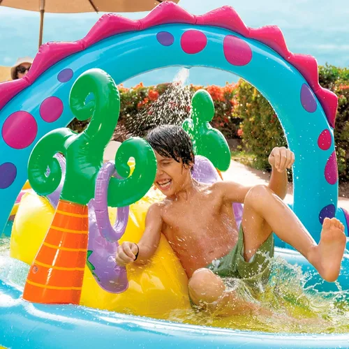 Miniatura 5 de Nueva tienda Intex Dinoland centro de juegos hinchable niños Piscina por amor Groenlandia