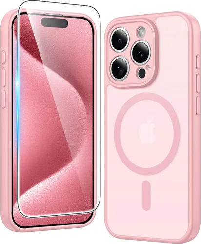 Miniatura 1579 de FNTCASE Funda para iPhone 13 Pro-Max: Fundas magnéticas transparentes compatibles con Magsafe Slim anti amarillamiento protección contra caídas