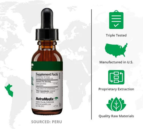 Miniatura 2 de NutraMedix Suplemento diario de apoyo inmunológico, suplementos herbales Banderol para el apoyo del sistema inmunológico, tintura vegana, gotas