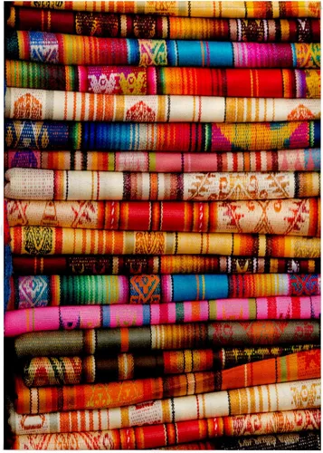 Miniatura 6 de 3dRose Paño de lavado 11x12 para rostro y cuerpo - Ecuador, Quito, Otavalo Artesanía Market. Mantas textiles de recuerdo. Cindy Miller Hopkins
