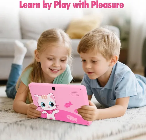 Miniatura 2 de Tablet para niños de 7” de UJoyFeel con control parental, tabletas WIFI para niños pequeños con muchas aplicaciones de aprendizaje para niños sin