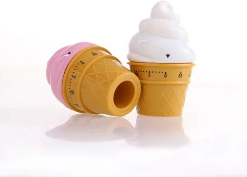 Miniatura 3 de Temporizador mecánico manual Helado Modelos Temporizadores 60 Minutos Cocina Temporizador Reloj contadores de alarma ruidosos (rosa)