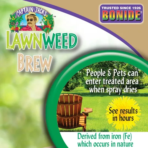 Miniatura 8 de Bonide Captain Jack's Lawnweed Brew, spray listo para usar de 32 onzas, fórmula de acción rápida que controla malezas, musgo, algas, líquenes
