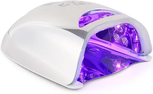 TONES Lámpara UV/LED profesional, inalámbrica y recargable para manicura y pedicura de grado profesional, 4 ajustes de temporizador, lámpara de uñas