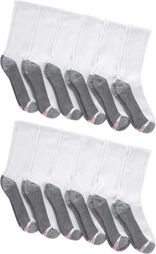 Miniatura 2 de Hanes Men's Max Cushioned Crew Socks, Moisture-Wicking with Odor Control, Multi-Pack