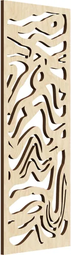 Miniatura 84 de 9 3/8"W x 24 3/8"H x 1/4"T Northfield Decorativos Paneles de Pared de Madera Calado, Abedul