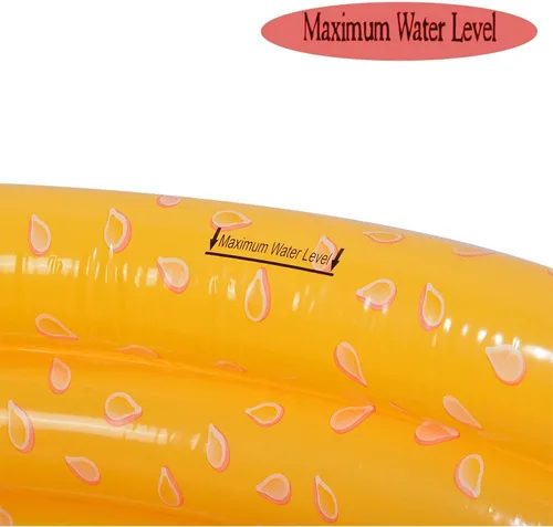 Miniatura 5 de Piscina para niños, hamburguesa de sandía, piscina inflable de helado, piscina de agua en verano, piscina de 45 pulgadas